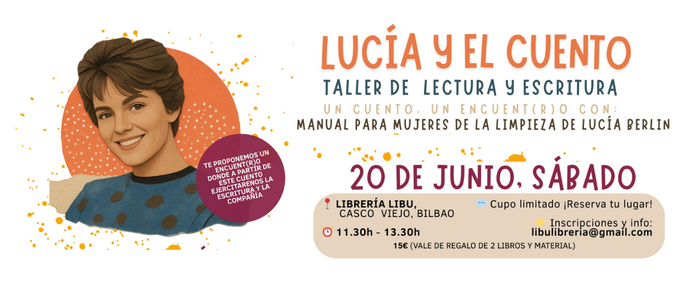 Taller de lectura y escritura Libu, Bilbao. Libu.es actividad taller de lectura escritura un cuento un encuentro.
